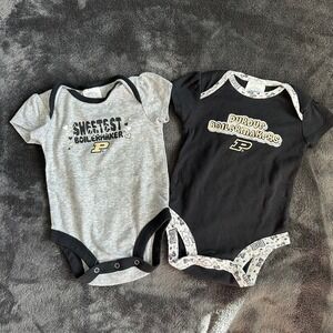 Purdue Boilermakers Set of 2 One Piece Size 3-6 Months